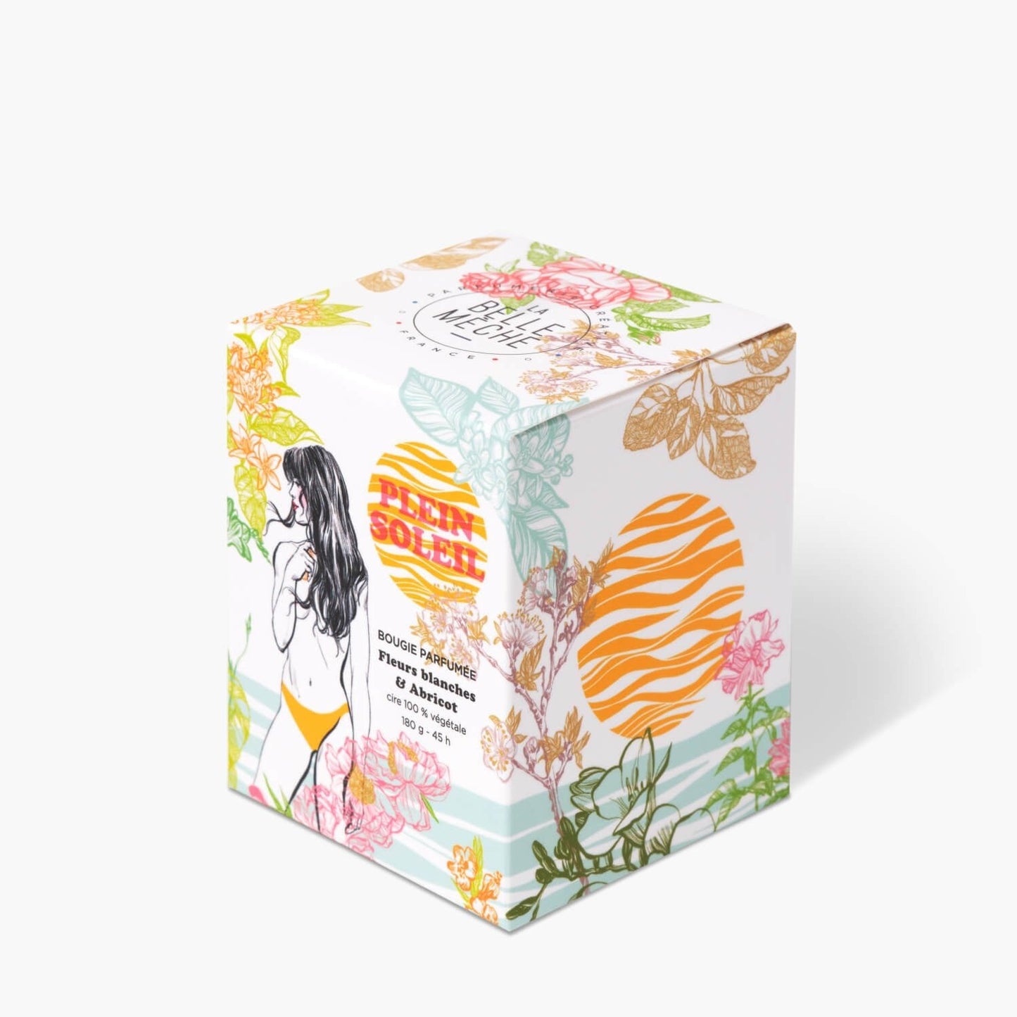 Bougie Parfumée Illustrée Plein Soleil
