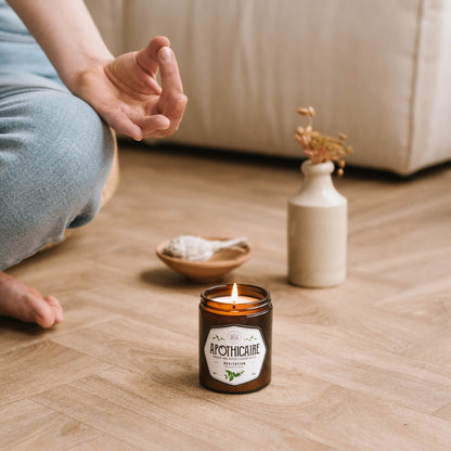Bougie Huile Essentielle Méditation