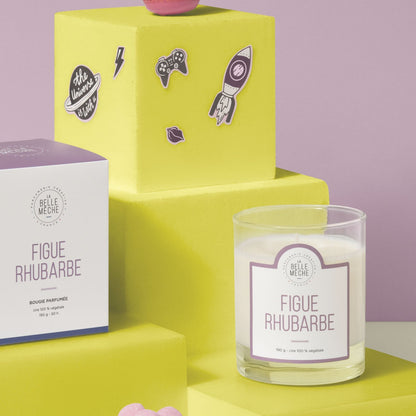 Bougie Parfumée Figue Rhubarbe