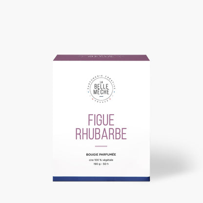 Bougie Parfumée Figue Rhubarbe