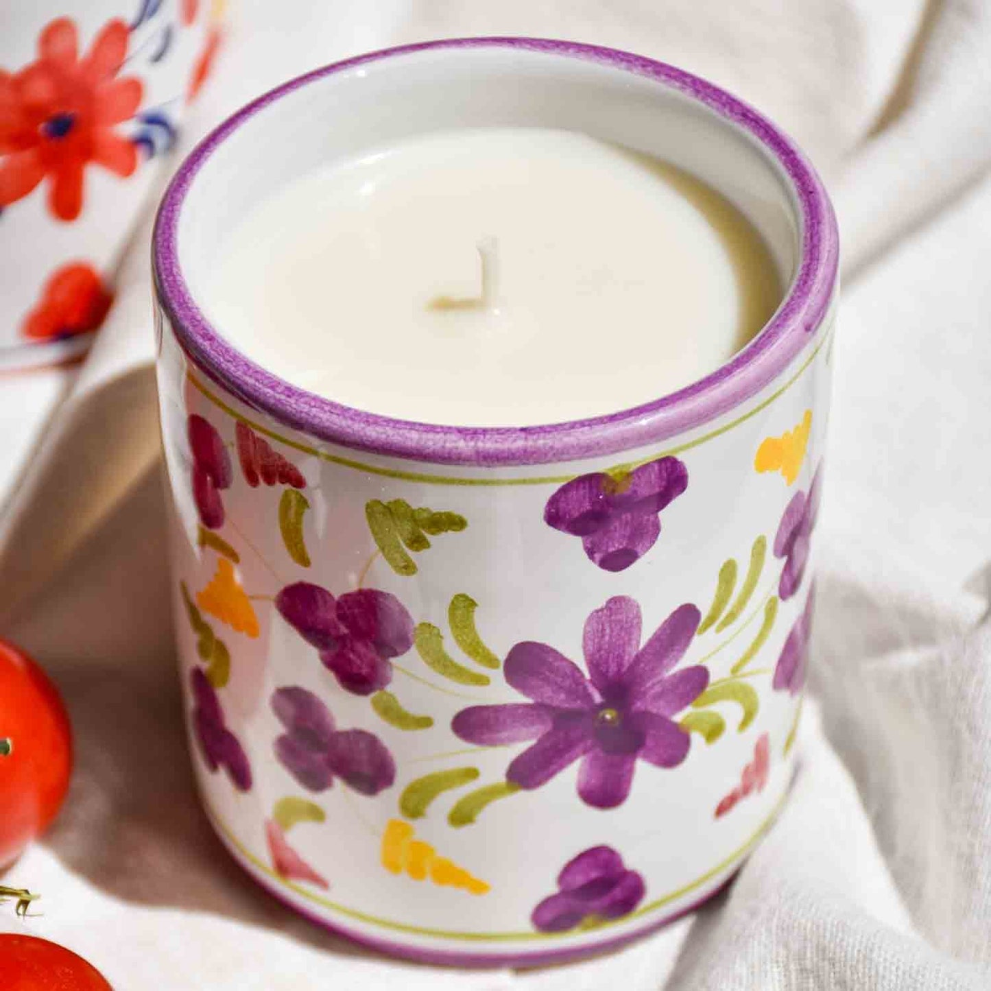 Bougie parfumée Figue Rhubarbe - La Belle Mèche x Molleni
