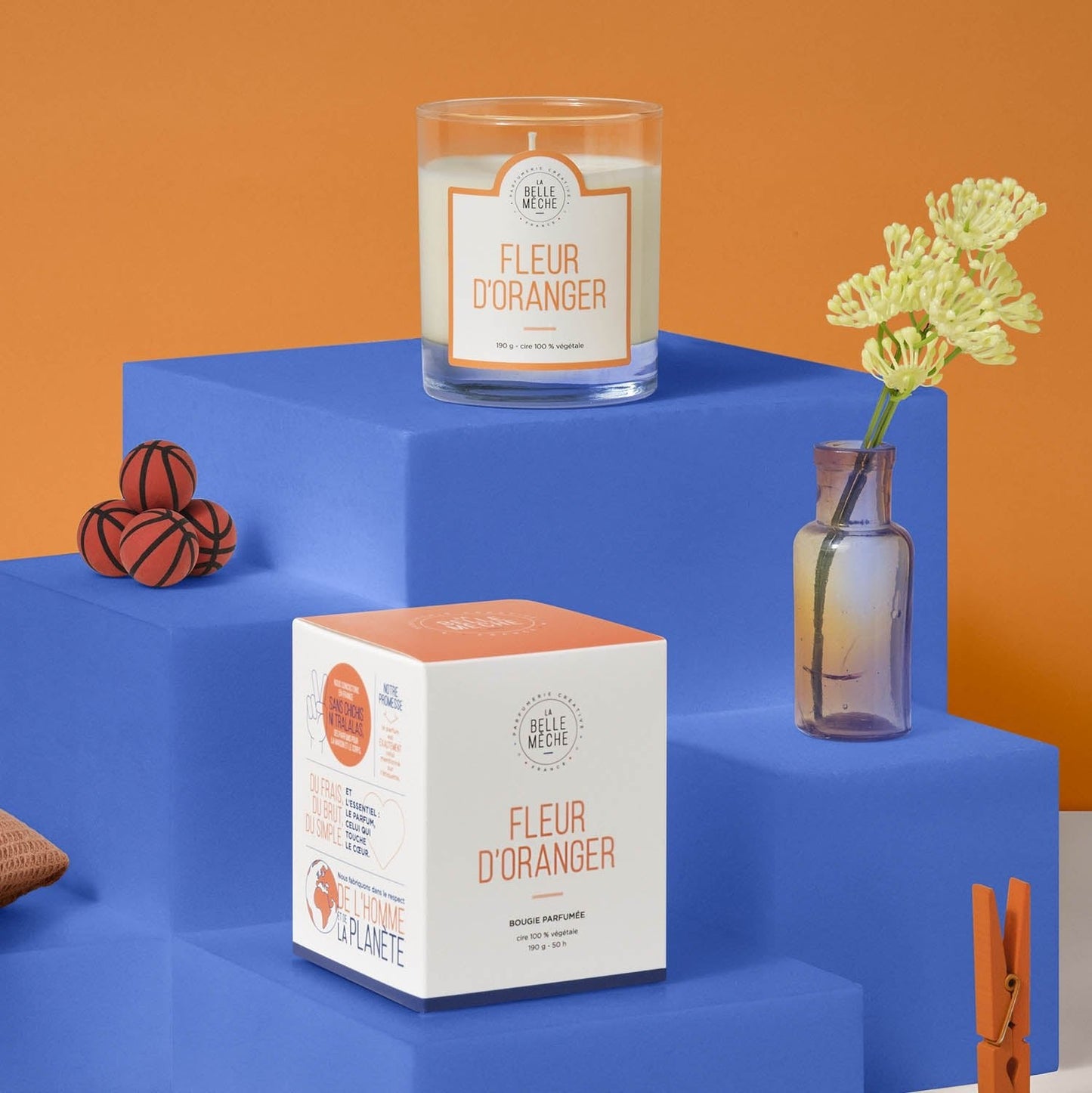 Bougie Parfumée Fleur d'Oranger