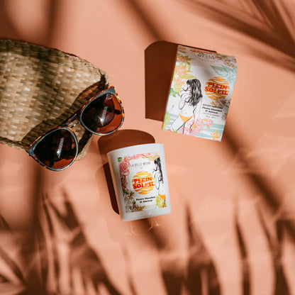 Bougie Parfumée Illustrée Plein Soleil