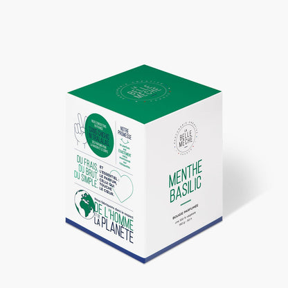 Bougie Parfumée Menthe Basilic