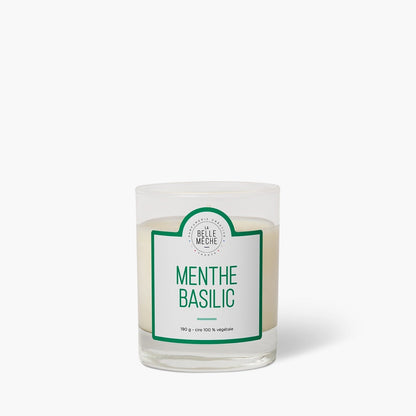 Bougie Parfumée Menthe Basilic