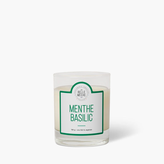 Bougie Parfumée Menthe Basilic