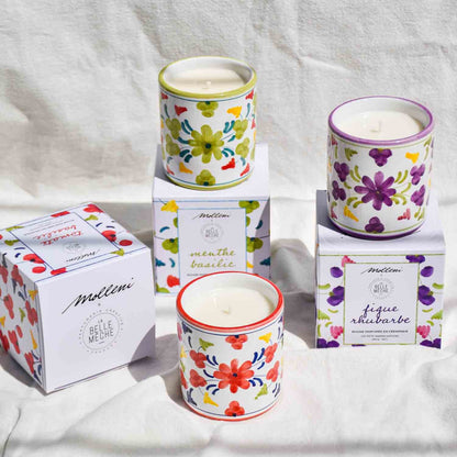 Bougie parfumée Tomate Basilic - La Belle Mèche x Molleni