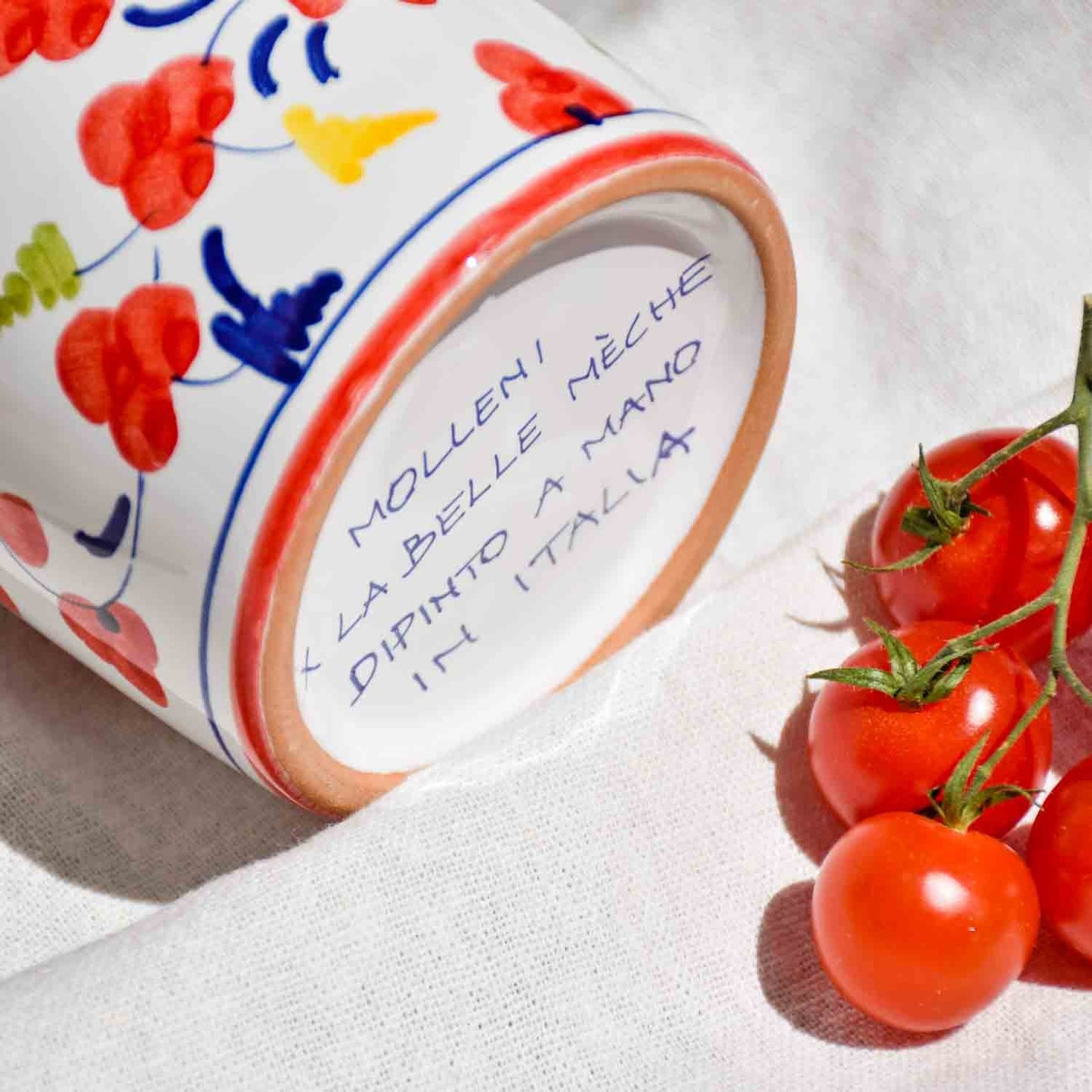 Bougie parfumée Tomate Basilic - La Belle Mèche x Molleni