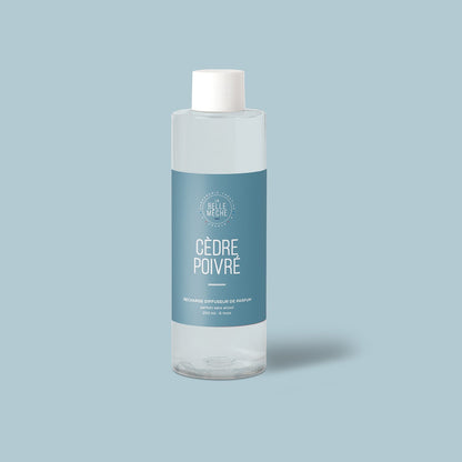 Recharge Diffuseur Cèdre Poivré et 10 tiges