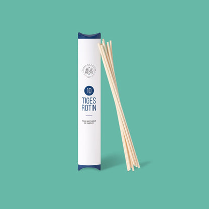Recharge Diffuseur Menthe Basilic et 10 tiges