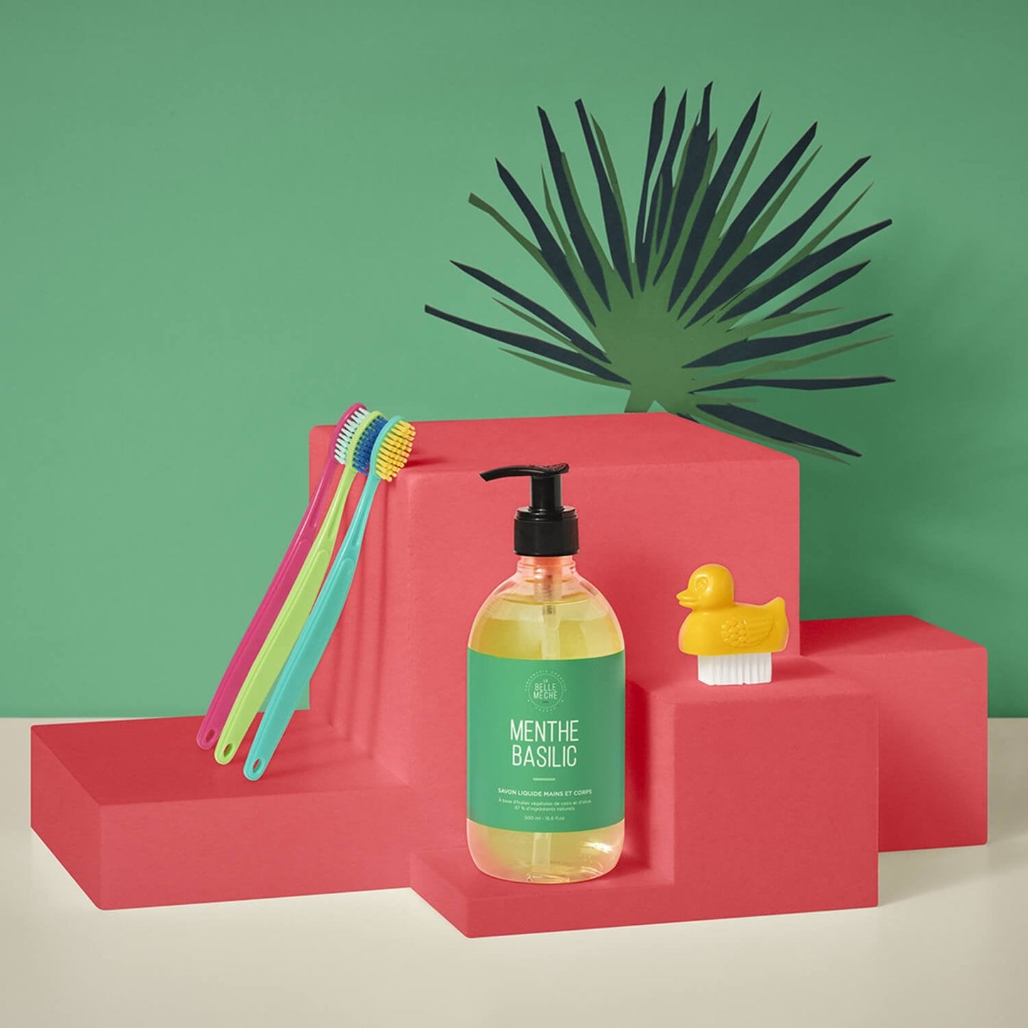 Savon Liquide Menthe Basilic