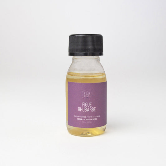Testeur Savon Liquide parfumé Figue Rhubarbe